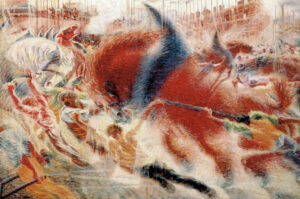 The City Rises by Umberto Boccioni 1910